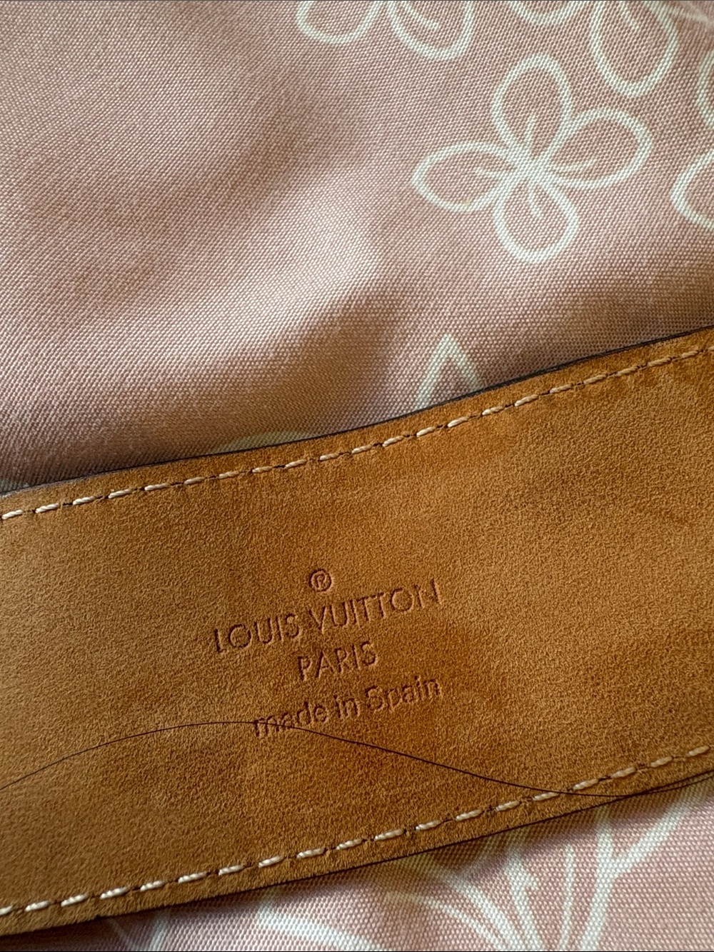 Louis Vuitton M9608 Logo Canvas Belt Size 90/36 - Picture 9 of 13